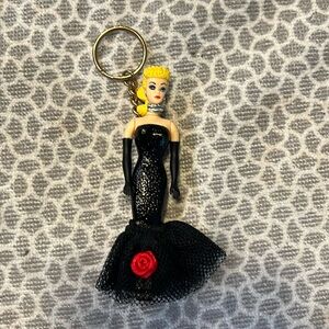 Vintage 1995 Barbie Keychain with Blonde Hair- No box